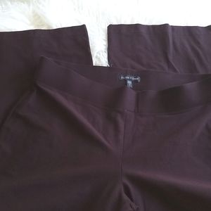 Eileen Fisher Crepe Brown Pants M